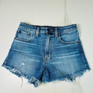 Lucky Brand high waisted denim cut off shorts Size 2/26